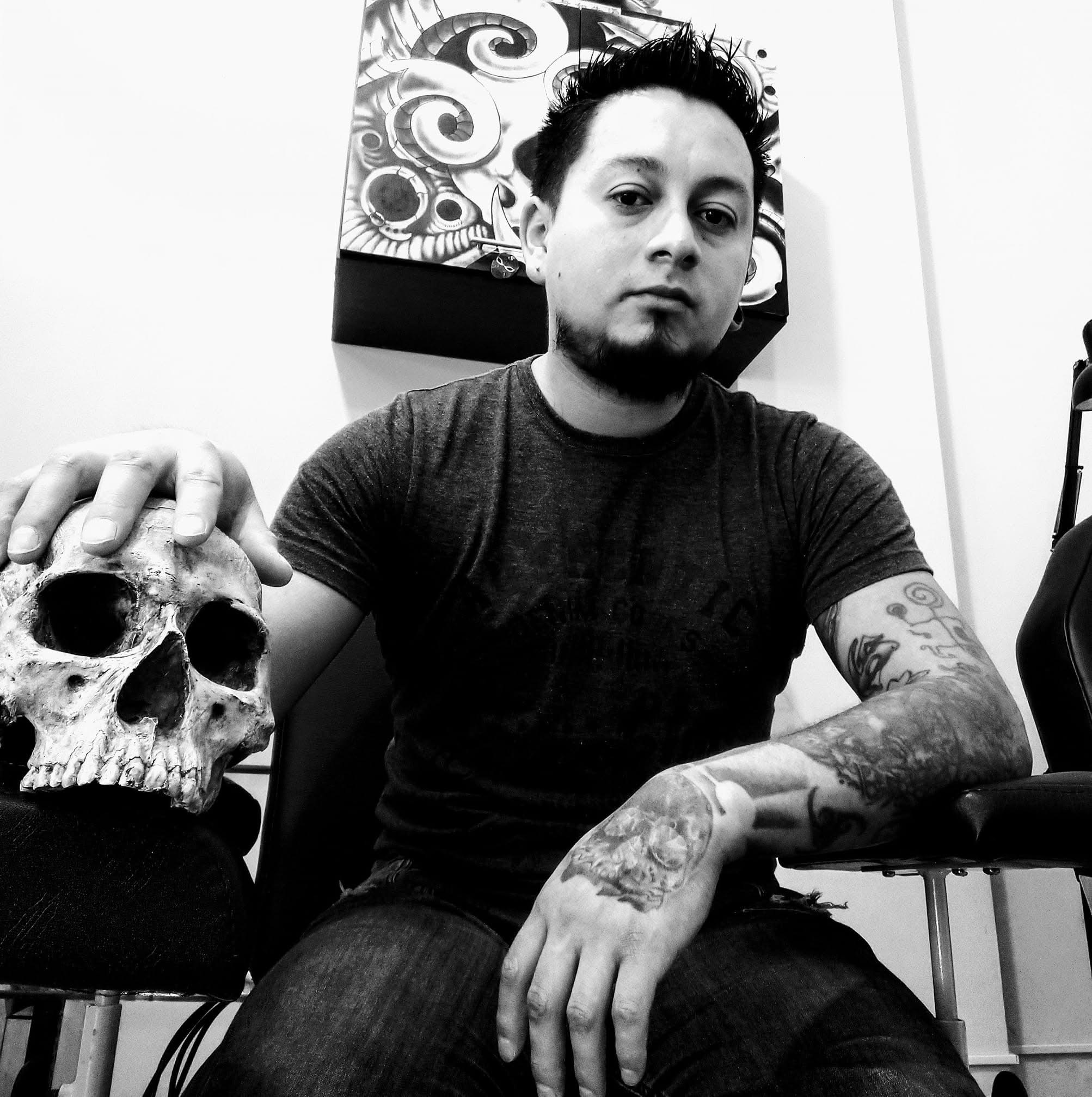 Retrato de Geovanny en el estudio